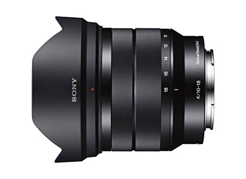 Sony SEL-1018 Ultra-Weitwinkel-Zoom-Objektiv (10-18 mm, F4.0, OSS, APS-C, geeignet für A7, ZV-E10, A6000- und Nex-Serien, E-Mount) schwarz