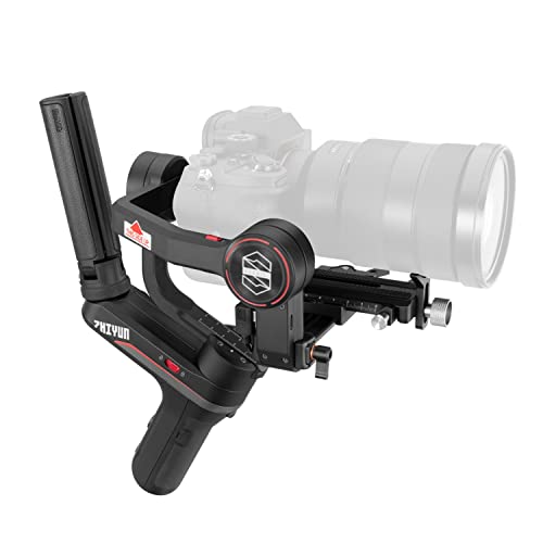 ZHIYUN WEEBILL-S Official 3-Axis Gimbal Stabilizer for DSLR Cameras, Mirrorless Cameras with Lens Combos (Image Transmittion Pro Package)