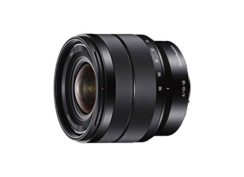 Sony SEL-1018 Ultra-Weitwinkel-Zoom-Objektiv (10-18 mm, F4.0, OSS, APS-C, geeignet für A7, ZV-E10, A6000- und Nex-Serien, E-Mount) schwarz